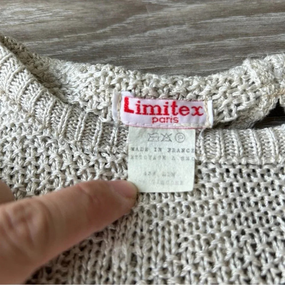 Limitex Paris Linen Blend Keyhole Back Dolman Sleeve Sweater - Picture 6 of 14